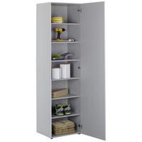 VIACÚČELOVÁ SKRIŇA MRK - biela/hliníková, Konventionell, kompozitné drevo/plast (50/185/40cm) - Mömax