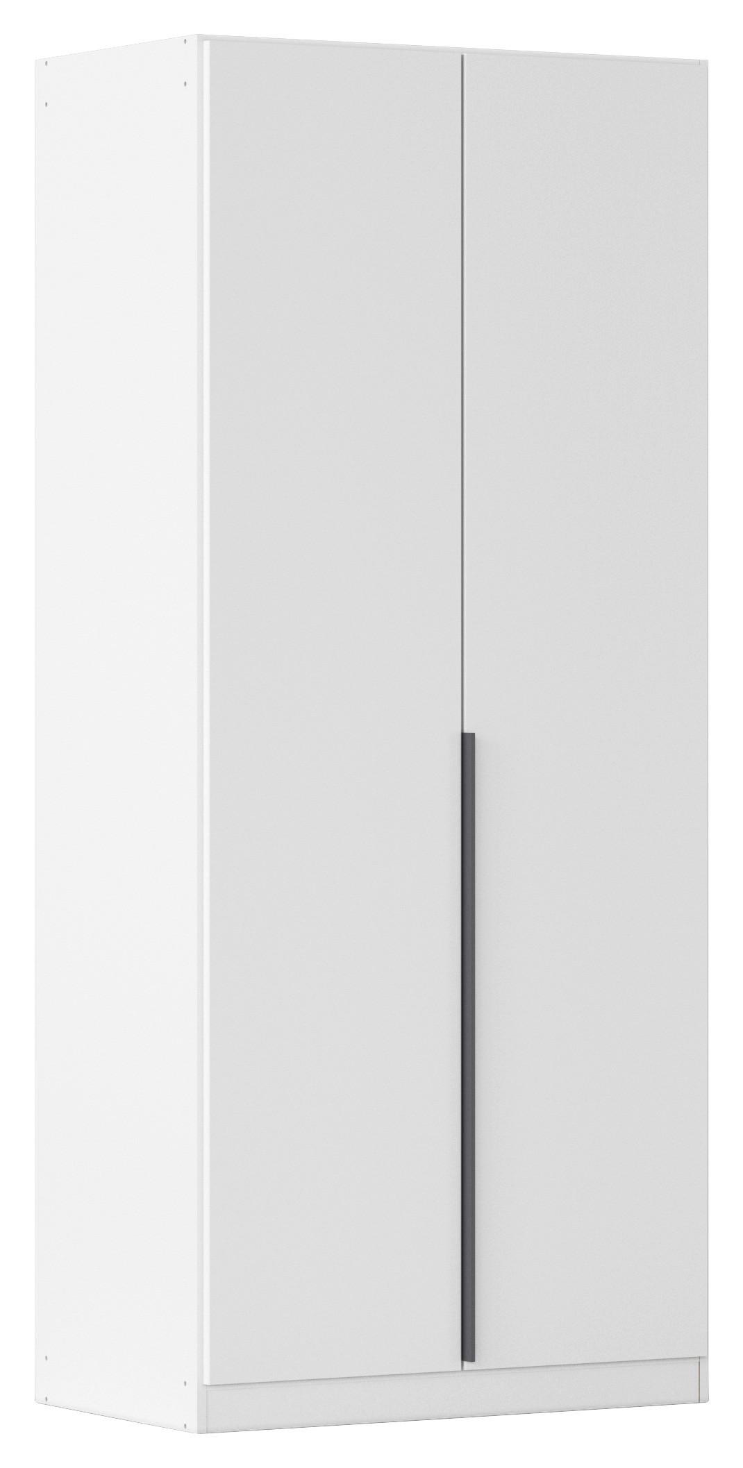 Drehtürenschrank Alabama Weiß B: 91 Cm - Weiß, MODERN, Holzwerkstoff (91/229/54cm) - Rauch Möbel