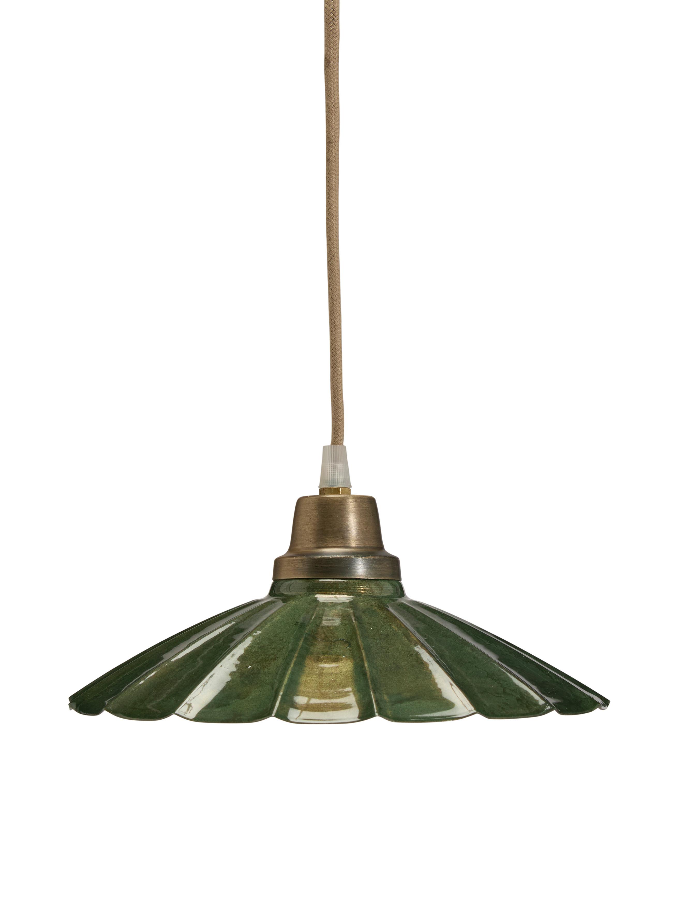 Hängeleuchte 4332413 Ester - Dunkelgrün, LIFESTYLE, Metall (24cm)