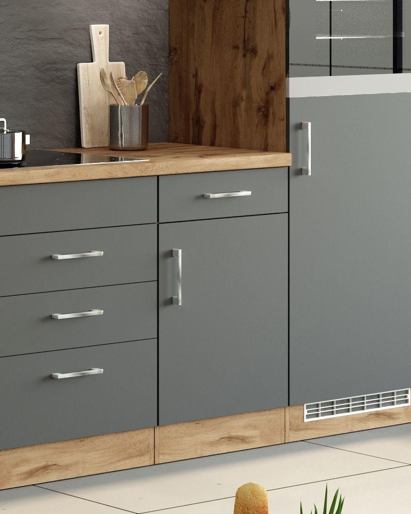 Küchenunterschrank mit Schublade und Drehtür ca. 50 cm breit