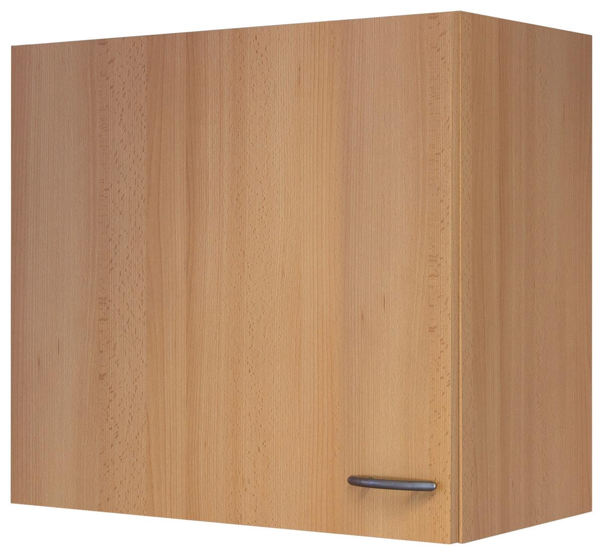 Küchenoberschrank Nano 60 cm Buche Dekor Bügelgriff - Buchefarben, MODERN, Holzwerkstoff (60/54/32cm) - FlexWell