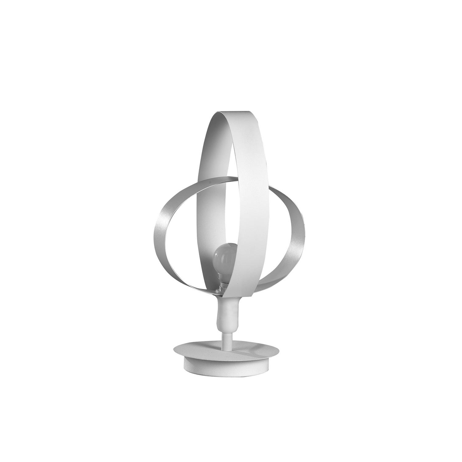 Tischleuchte 4735/L - Weiß, Design, Metall (25/38cm)