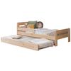 Bett Bennet Naturfarben Inkl. Zubehör, 90x200 Cm - Naturfarben, MODERN, Holz/Textil (90/200cm) - MID.YOU