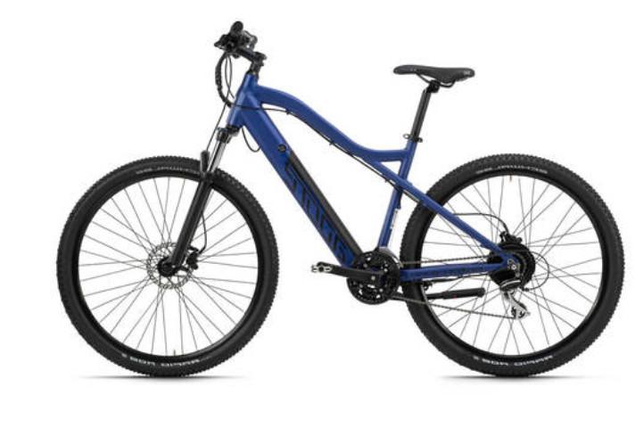 Elektrofahrrad in Blau