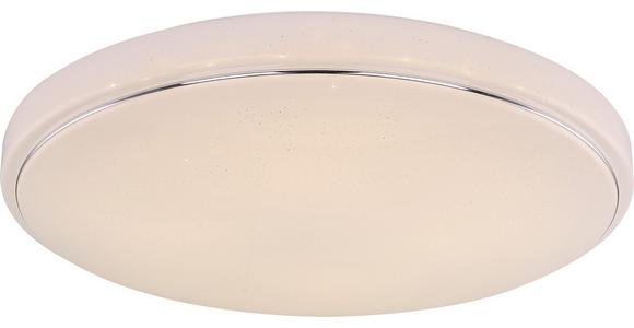 LED-Deckenleuchte Lotta Ø 57,5 cm mit Farbwechsler - Weiß, MODERN, Kunststoff/Metall (57,5/8,5cm) - Luca Bessoni