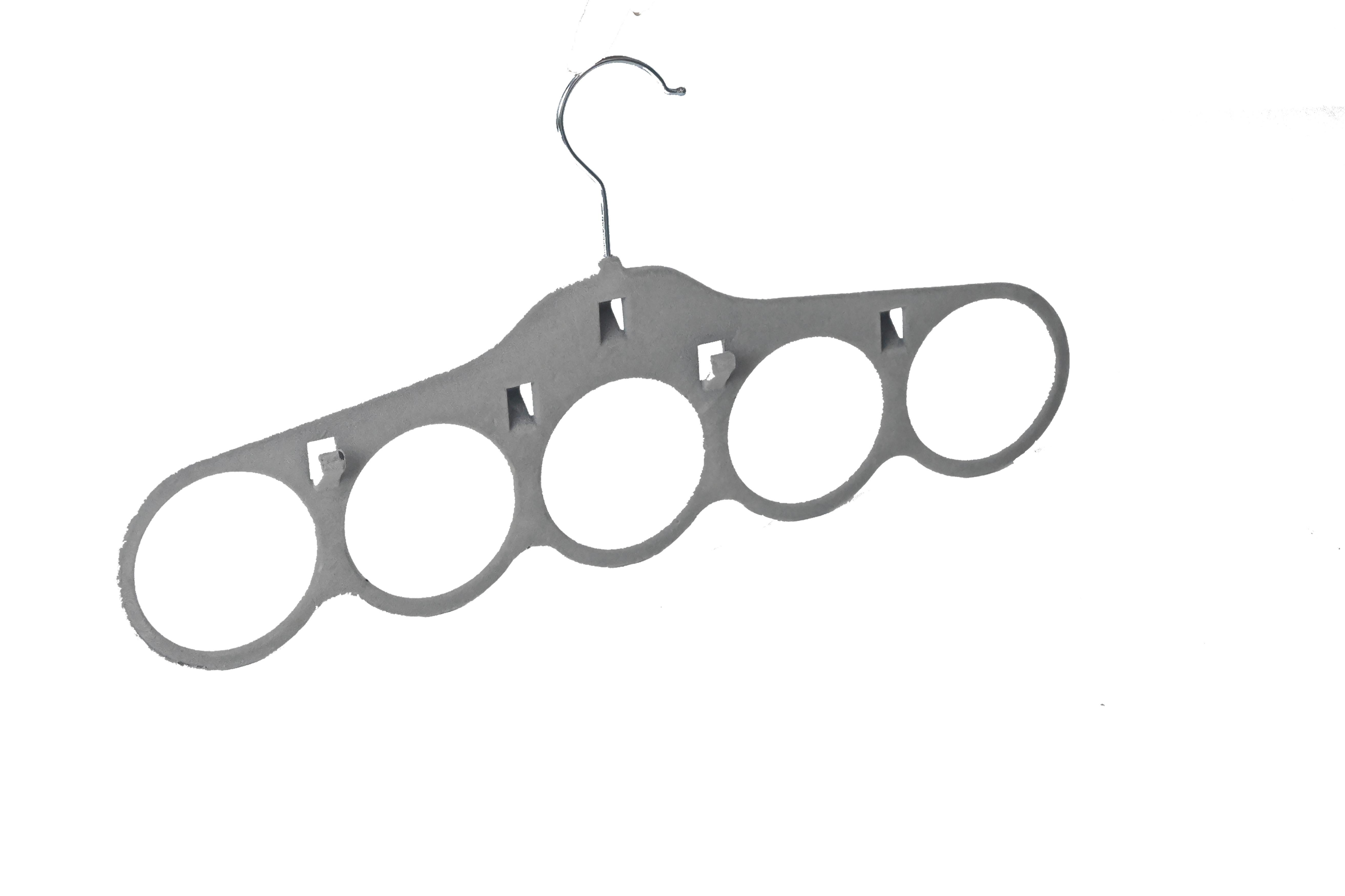 RAMÍNKO NA ŠÁLY VELVET - šedá, Moderní, kov/textil (41/21/0,5cm) - Modern Living