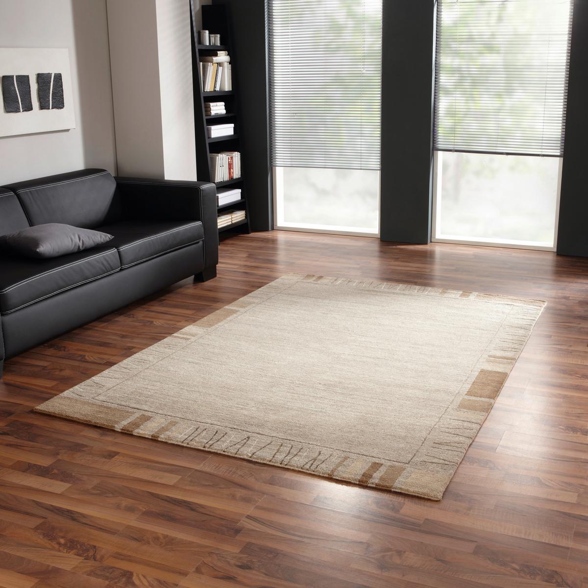 Orientteppichteppich Sena Silk Mata Naturfarben 90x160 cm - Naturfarben, Basics, Textil (90/160cm) - Cazaris
