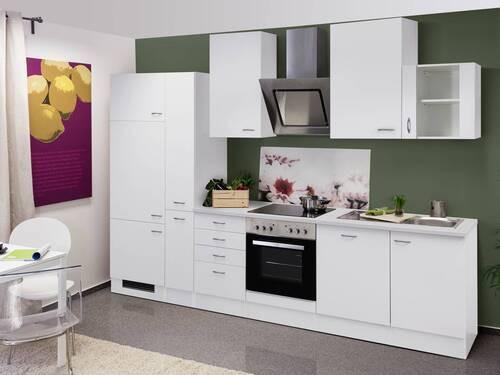Küchenblock Wito G-310-2604-012 - Hellgrau/Weiß, MODERN, Holzwerkstoff (310cm) - FlexWell
