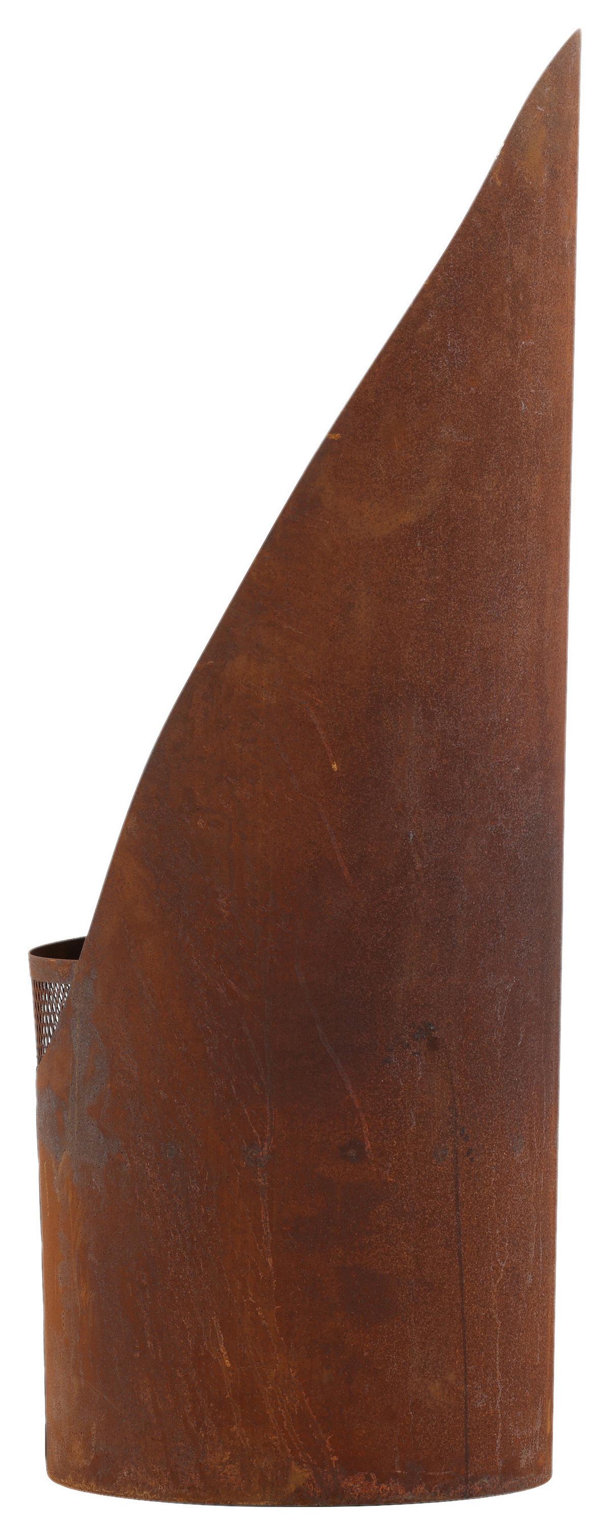 Feuerkorb Bastian - Dunkelorange, KONVENTIONELL, Metall (37/100/37cm) - Gardenson