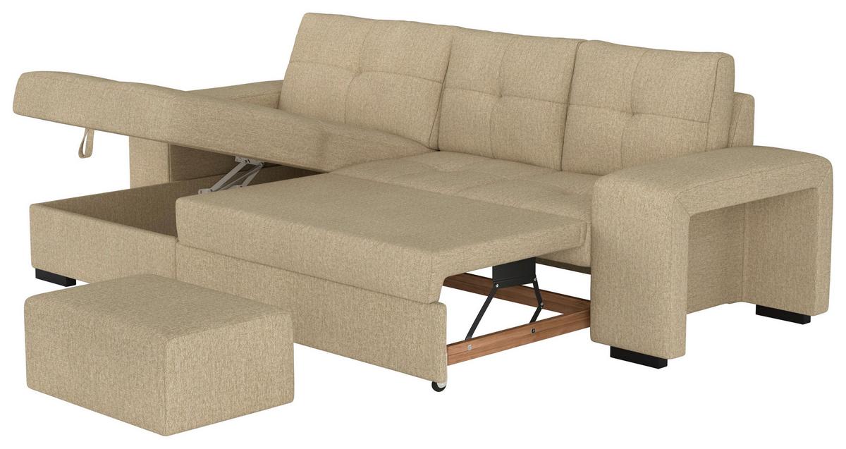 Sarokkanapé Mattina - Modern, textil (156/268cm)