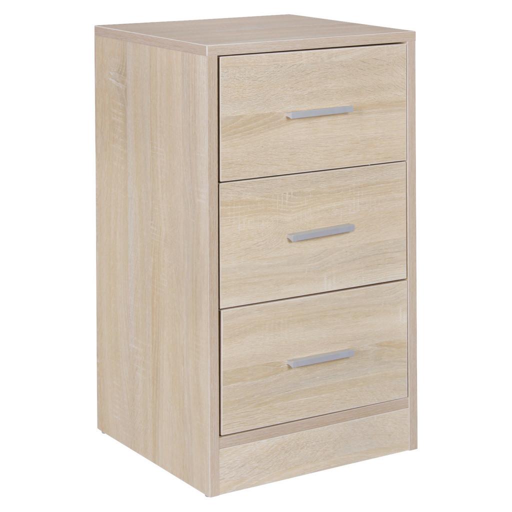 Nachtkästchen Eiche Dekor H: 68 cm Olav