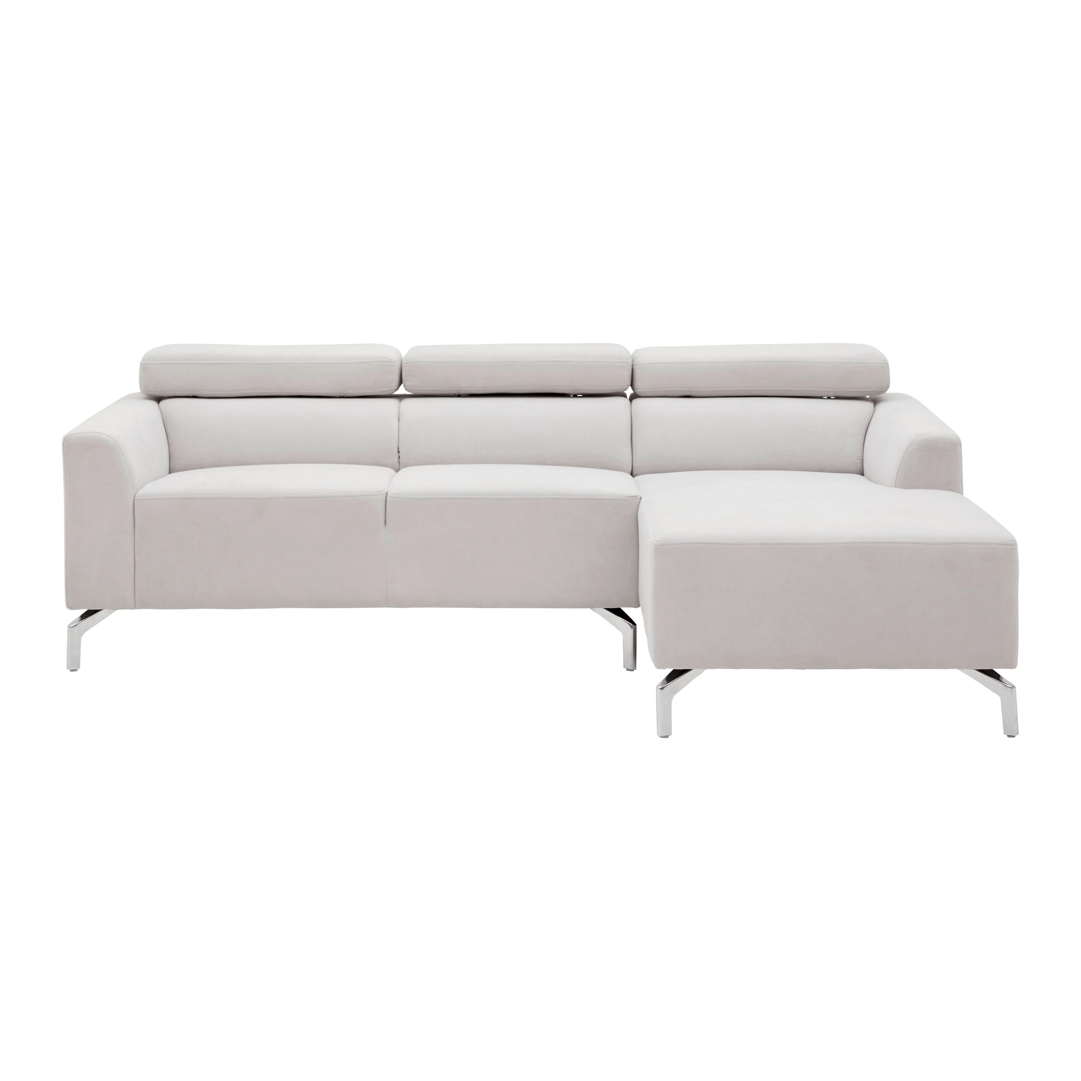 Rohová sedacia súprava FILOU, béžová - svetlosivá, Modern, drevo/textil (211/82/146cm) - Bessagi Home