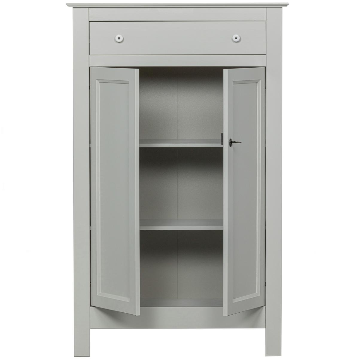 Kommode Eva Hellgrau B: 93cm - Hellgrau, Design, Holz/Holzwerkstoff (93/150/40cm) - Livetastic