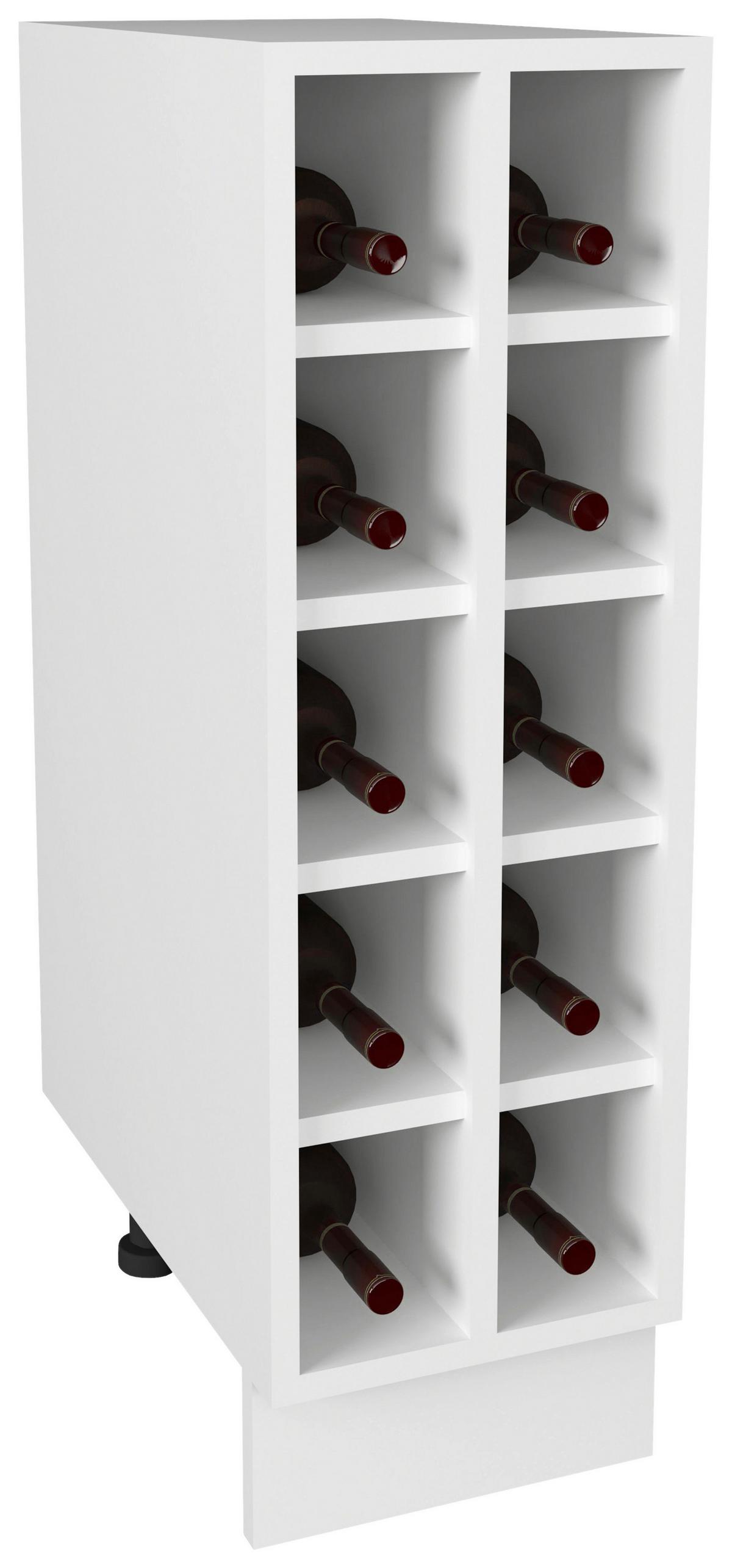 Kuchyňská spodní skřiňka ESILO bílá 25 - bílá, Design, kompozitní dřevo (25/82/44cm) - MID.YOU