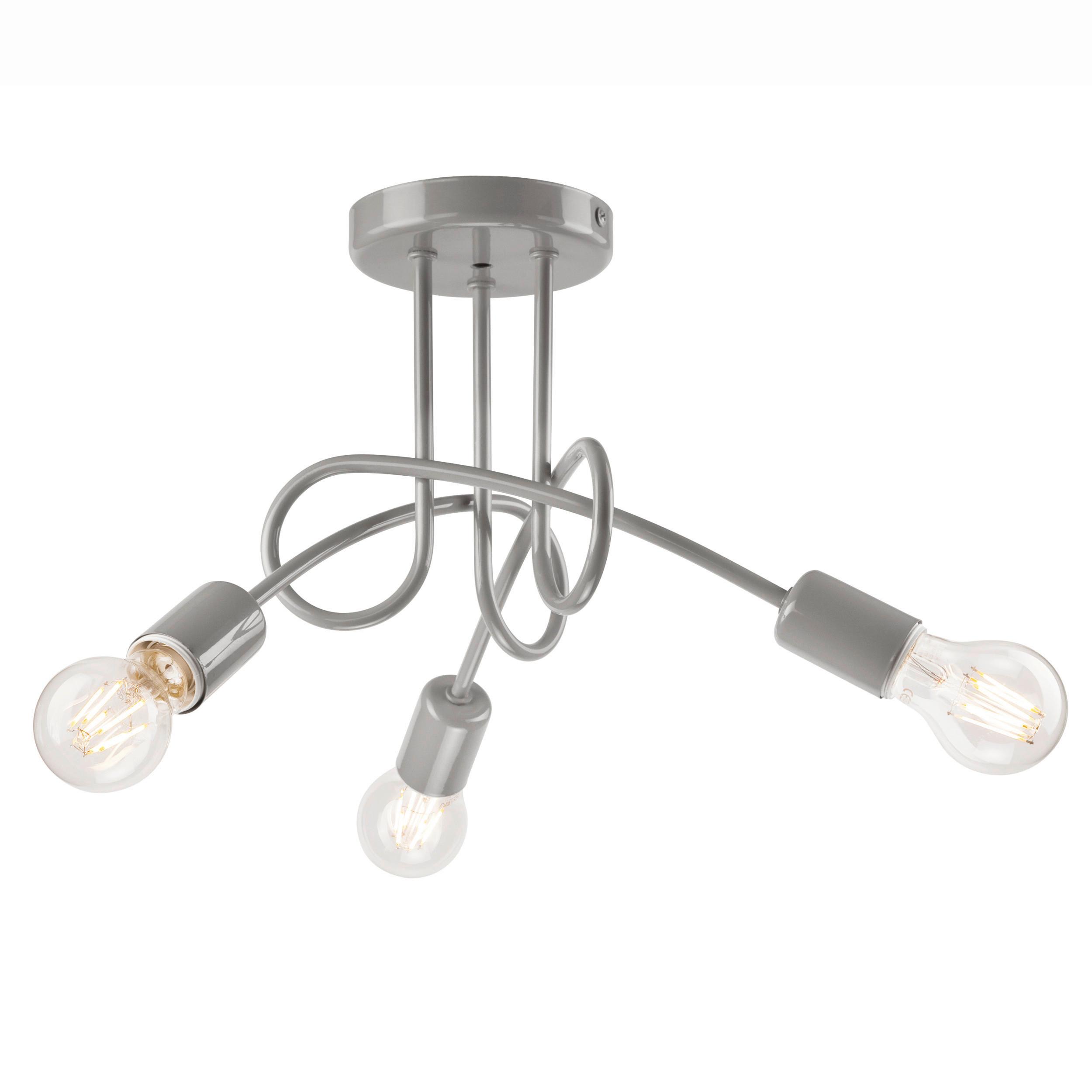 Deckenleuchte 31644 Camilla - Hellgrau, Basics, Metall (30/36cm)