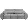 Schlafsofa Bubble Grau B: 256 Cm - Schwarz/Grau, Design, Textil (256/76/112cm) - MID.YOU