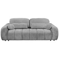 Schlafsofa Bubble Grau B: 256 Cm - Schwarz/Grau, Design, Textil (256/76/112cm) - MID.YOU