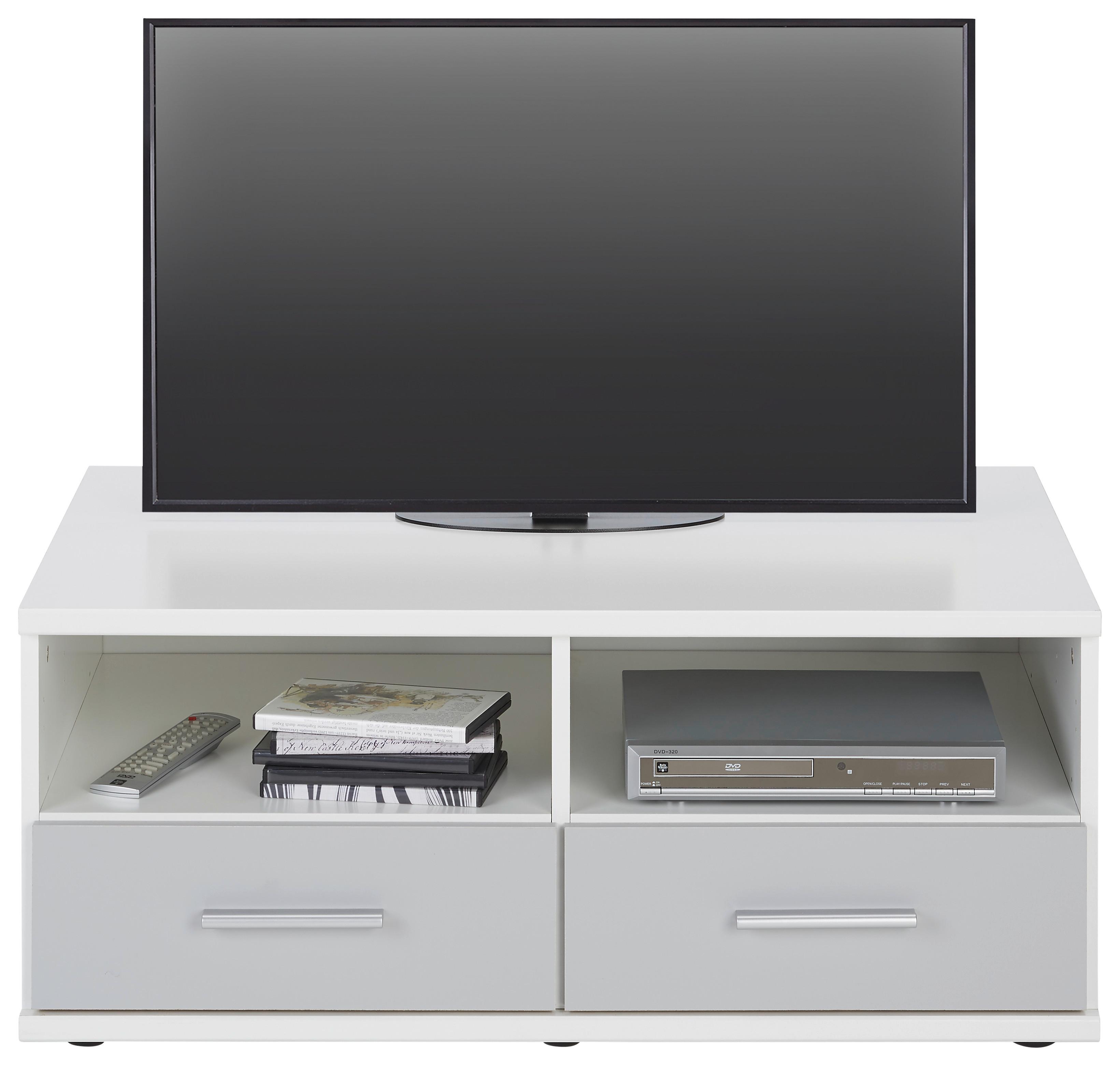 Tv-díl Young V Dekoru Bílá/světle Šedá - bílá/světle šedá, kompozitní dřevo/plast (92/40/59cm)