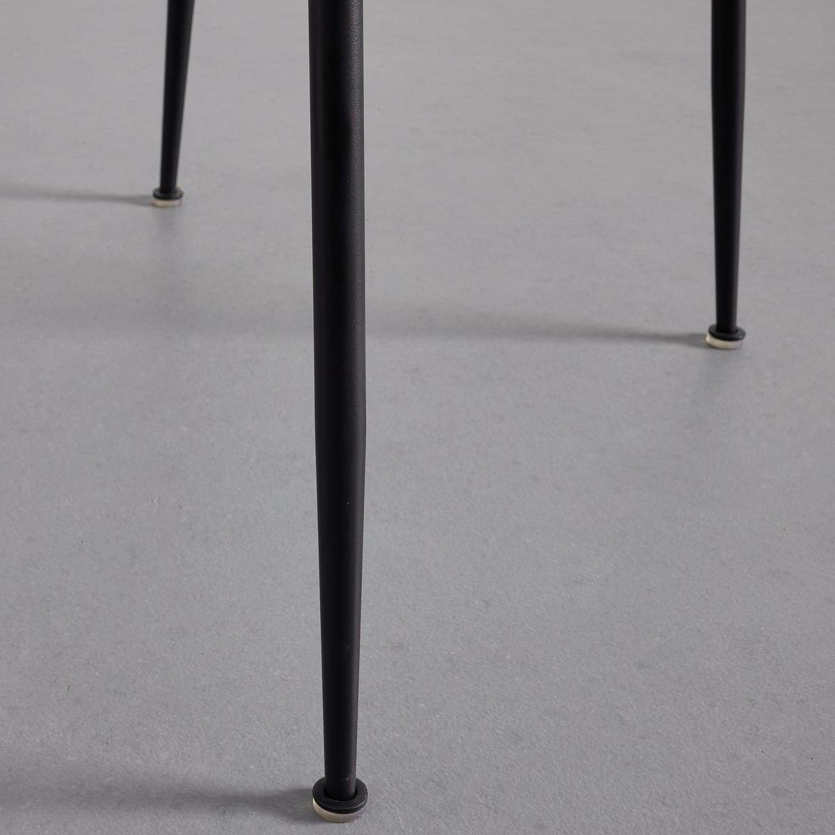 Jídelní židle NELE modrá - modrá/černá, Moderní, kov/dřevo (43/83/56cm) - P & B