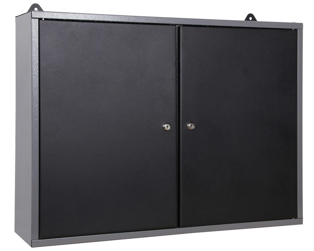 Werkbank-set Entdecker Echtholz/stahl B: 120 Kg - Anthrazit/Grau, Basics, Holz/Metall (120/205/60cm)