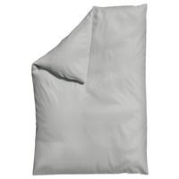 Bettdeckenbezug Knitted Jersey 135-140x200cm Hellgrau - Hellgrau, Basics, Textil (135-140/200cm) - Schlafgut