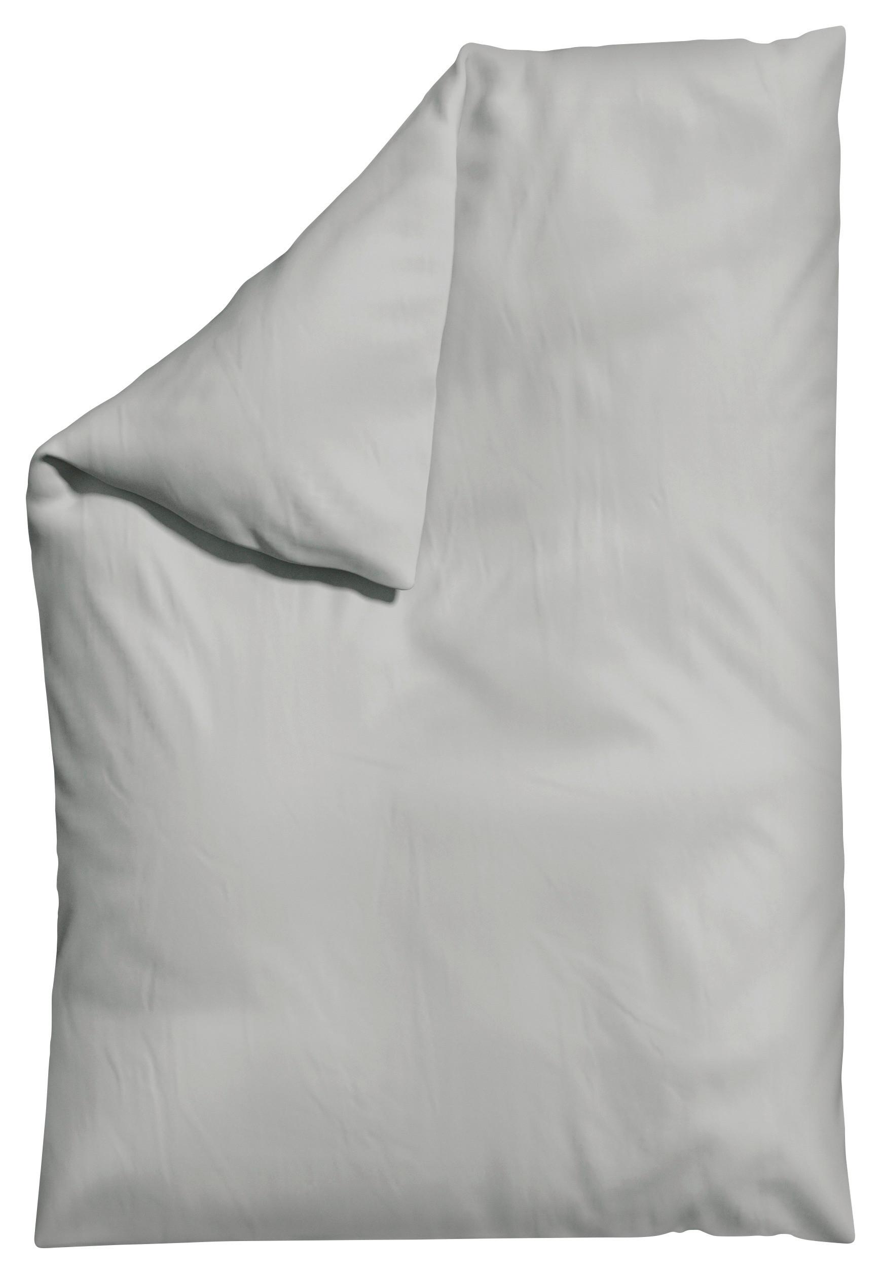 Bettdeckenbezug Knitted Jersey 135-140x200cm Hellgrau