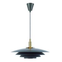 Hängeleuchte Bretagne Anthrazit D: 38 cm - Anthrazit, Design, Metall (38/18,8cm) - Nordlux