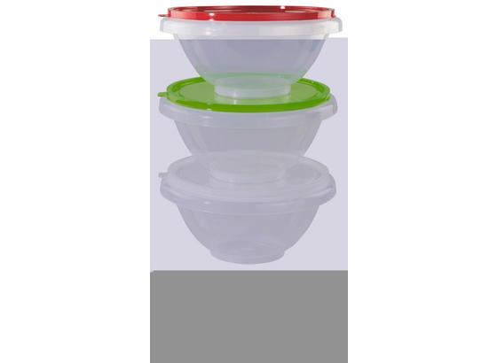 Tál 4,5l - natúr színek/piros, konvencionális, műanyag (25/14.5cm) Tál 4,5l - natúr színek/piros, konvencionális, műanyag (25/14.5cm)