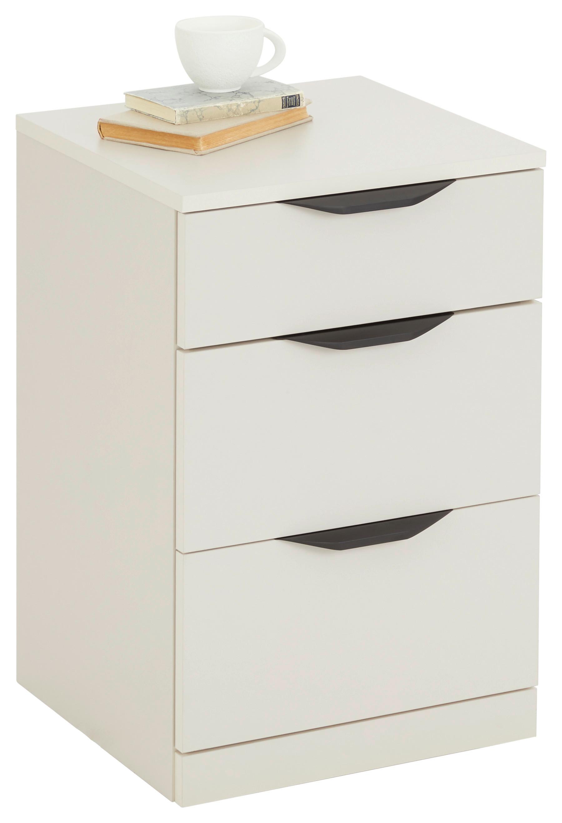 Rollcontainer Rimini 3 Laden Kaschmir, B: 40 cm - Kaschmir, Trend, Holzwerkstoff/Kunststoff (40/60,1/40cm)