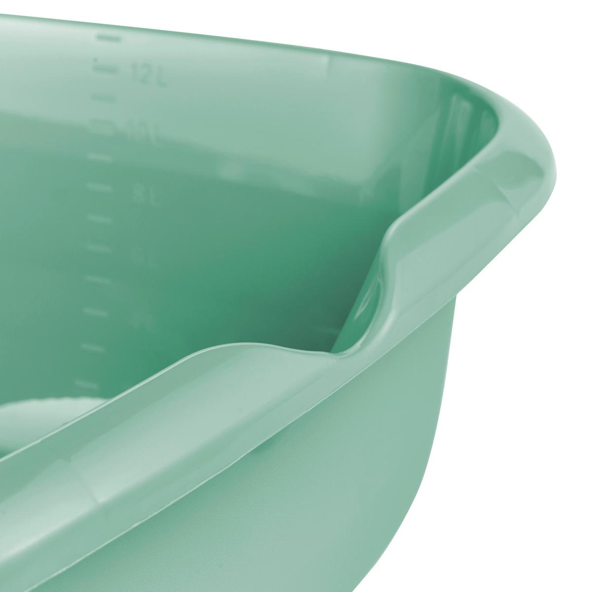 Waschschüssel Björk Mintgrün, 38x38x15 Cm - Mintgrün, KONVENTIONELL, Kunststoff (38/38/15cm)