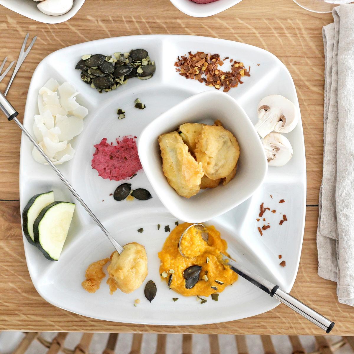 Tellerset 4-Teilig Porzellan, Weiß, Glänzend - Weiß, Basics, Keramik (23/2,5/23cm) - Mäser