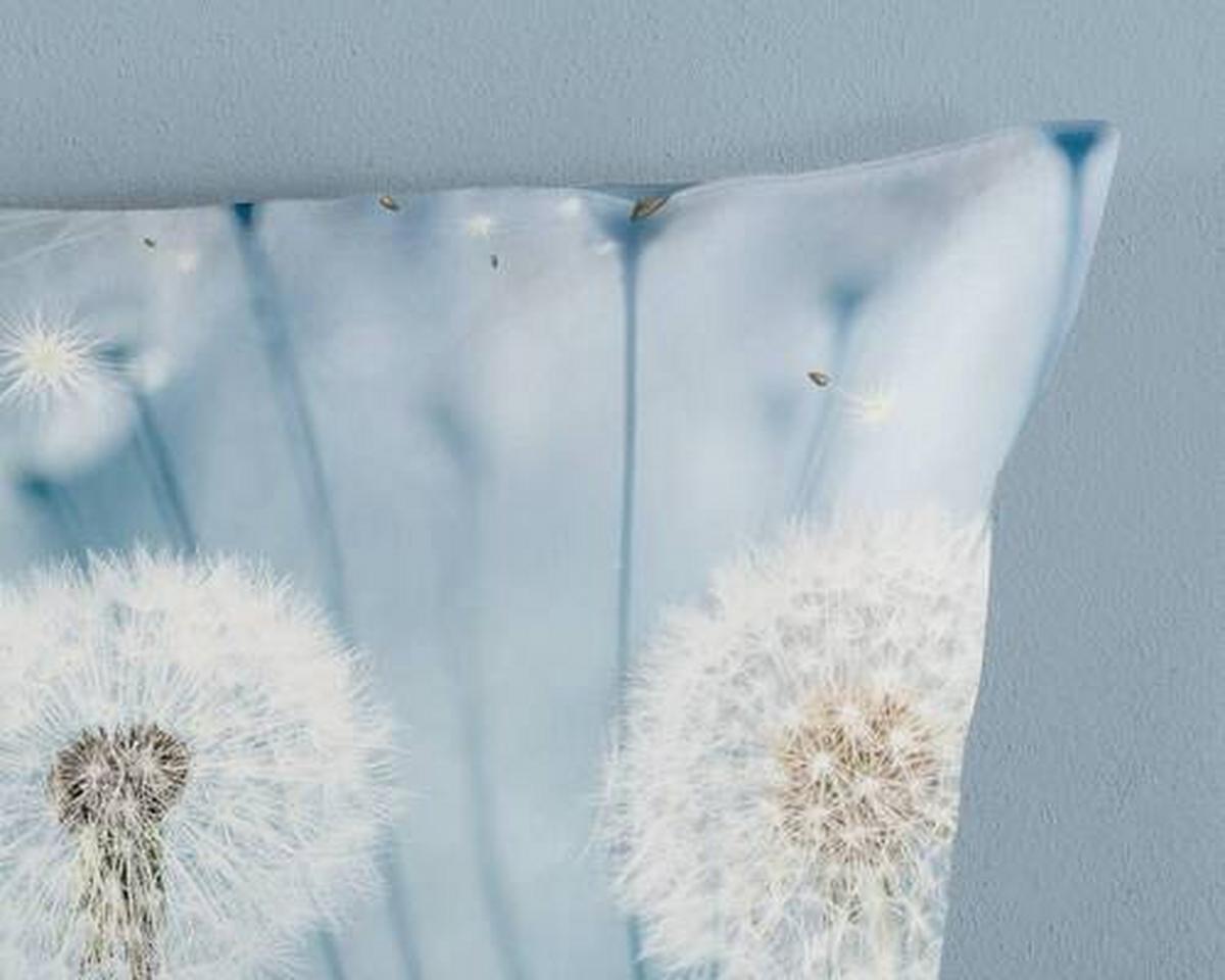 Wendebettwäsche Wishfull Blau 155x220 cm - Blau, Natur, Textil (155/220cm)
