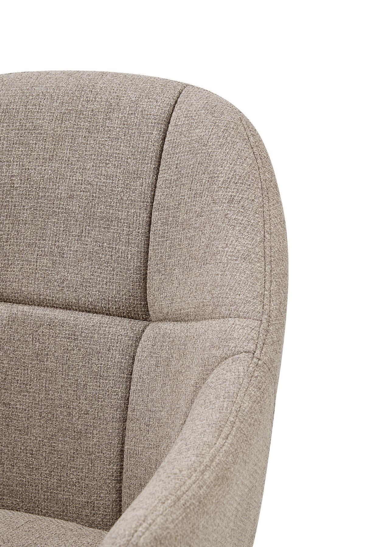 Vierfußstuhl Modo Schwarz/Beige B: 57 cm - Beige/Schwarz, MODERN, Holz/Textil (57/84,5/61cm) - Livetastic