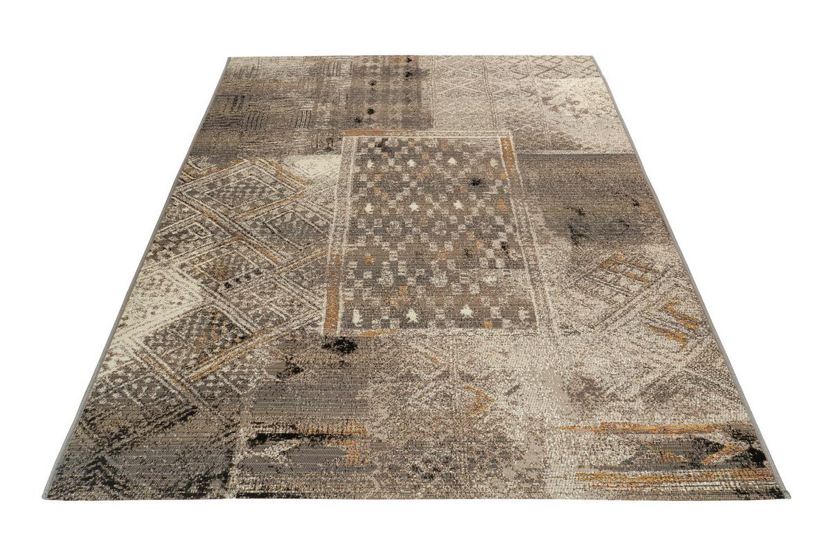 Outdoorteppich My Gobelina - Beige/Grau, Design, Textil (160/230cm) - Obsession
