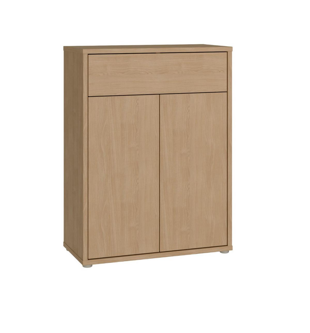 Komoda dekor dub Elegancia - Moderní (74,5/99,1/34,9cm)