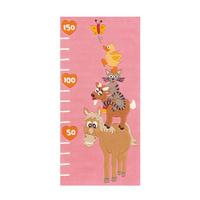 Kinderteppich Rosa Joy 75x160 cm - Rosa, Basics, Textil (75/160cm) - Kayoom