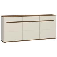 Sideboard Kansas Nussbaum/Kaschmir B: 180cm - Kaschmir/Nussbaumfarben, Basics, Holzwerkstoff (180/87/45cm) - Hom`in
