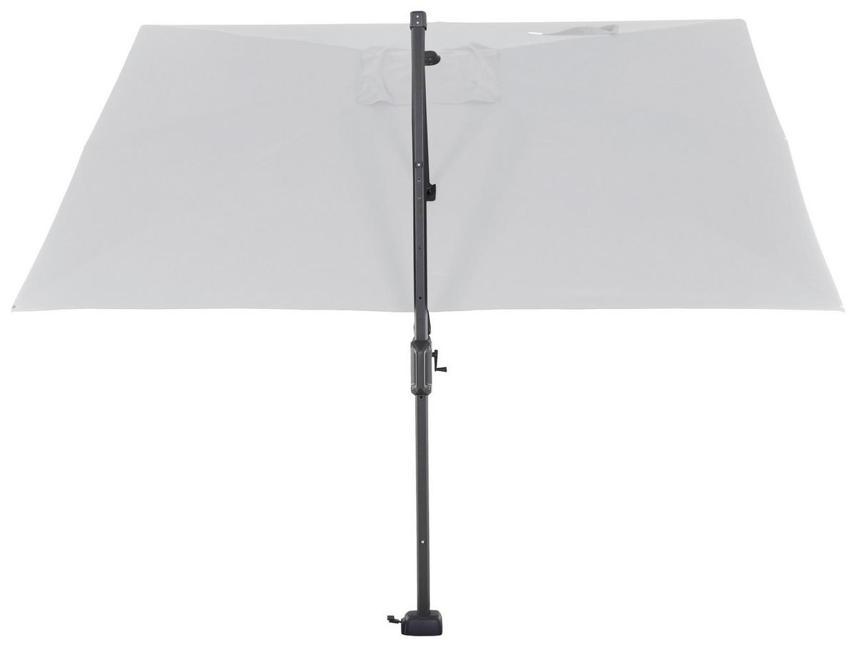 Ampelschirm Sunset N+ BxHxT 350x 252x260 cm Anthrazit/Grau - Anthrazit/Grau, KONVENTIONELL, Textil/Metall (350/260cm) - Siena Garden