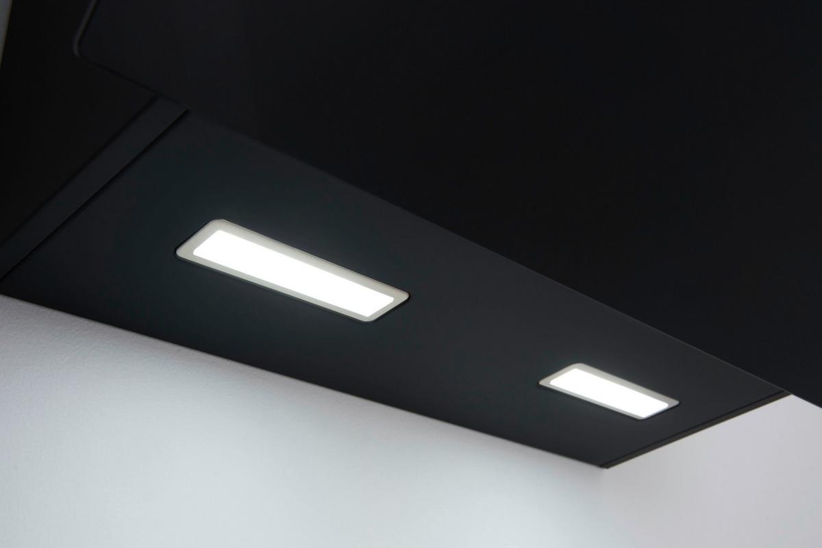 Kopffreihaube Respekta Selia Metall/glas Schwarz B: 60 Cm - Schwarz, Trend, Glas/Metall (60/78-116/40,8cm) - Respekta