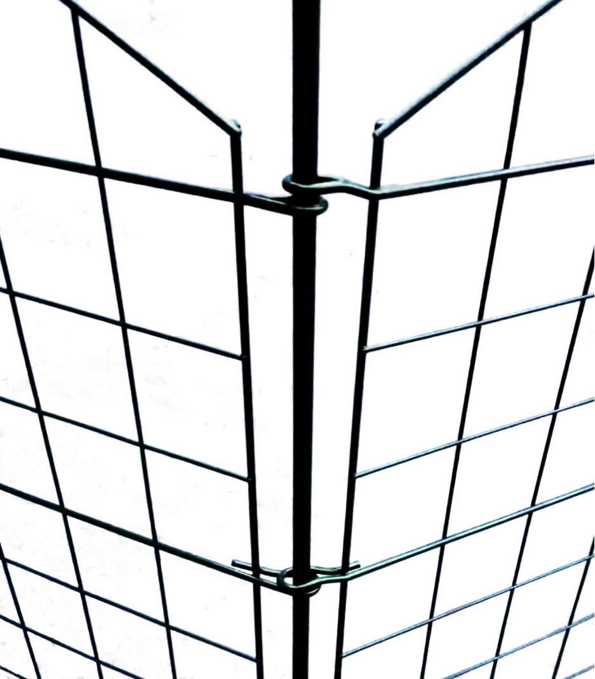 Dekozaun 1202181-198841 - Dunkelgrün, Basics, Metall (390/79/1cm)