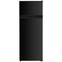 Kühl-gefrier-kombination Gk212 B Schwarz 169+37l - Schwarz, Trend, Kunststoff/Metall (54,5/143/55,5cm) - PKM