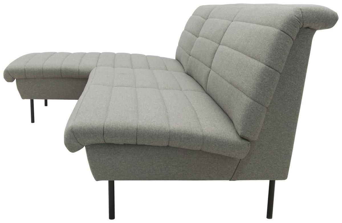Ecksofa Looks Ix Graubraun - Graubraun/Schwarz, Design, Textil (168/274cm) - LOOKS by W.Joop