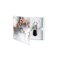 Schlüsselkasten Lava - Multicolor/Weiß, Trend, Metall (28/19/4cm)