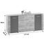 Kommode Uno - Eichefarben/Grau, MODERN (177/80/40cm) Kommode Uno - Eichefarben/Grau, MODERN (177/80/40cm)