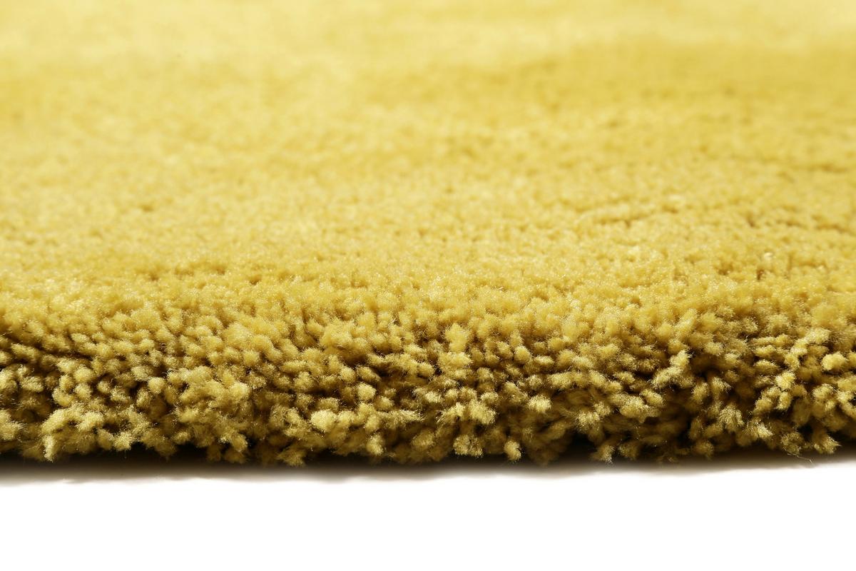 Hochflorteppich Relaxx Gelb 130x190 cm - Gelb, KONVENTIONELL, Textil (130/190cm) - Esprit