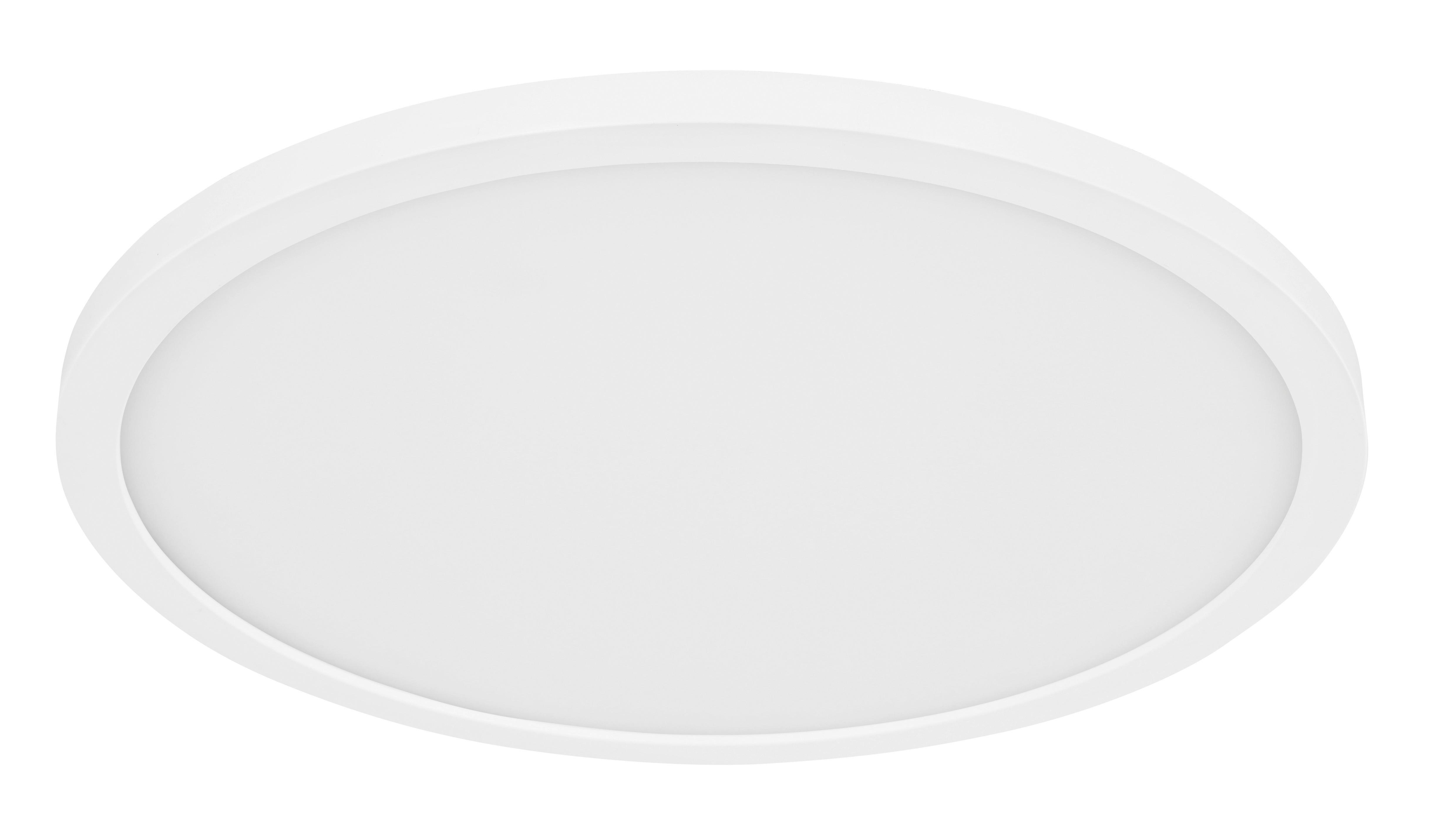 LED-Badezimmer-Deckenleuchte Sapana D: 29,4 cm Weiss - Opal/Weiß, Basics, Kunststoff (29,4/2,5cm) - Globo