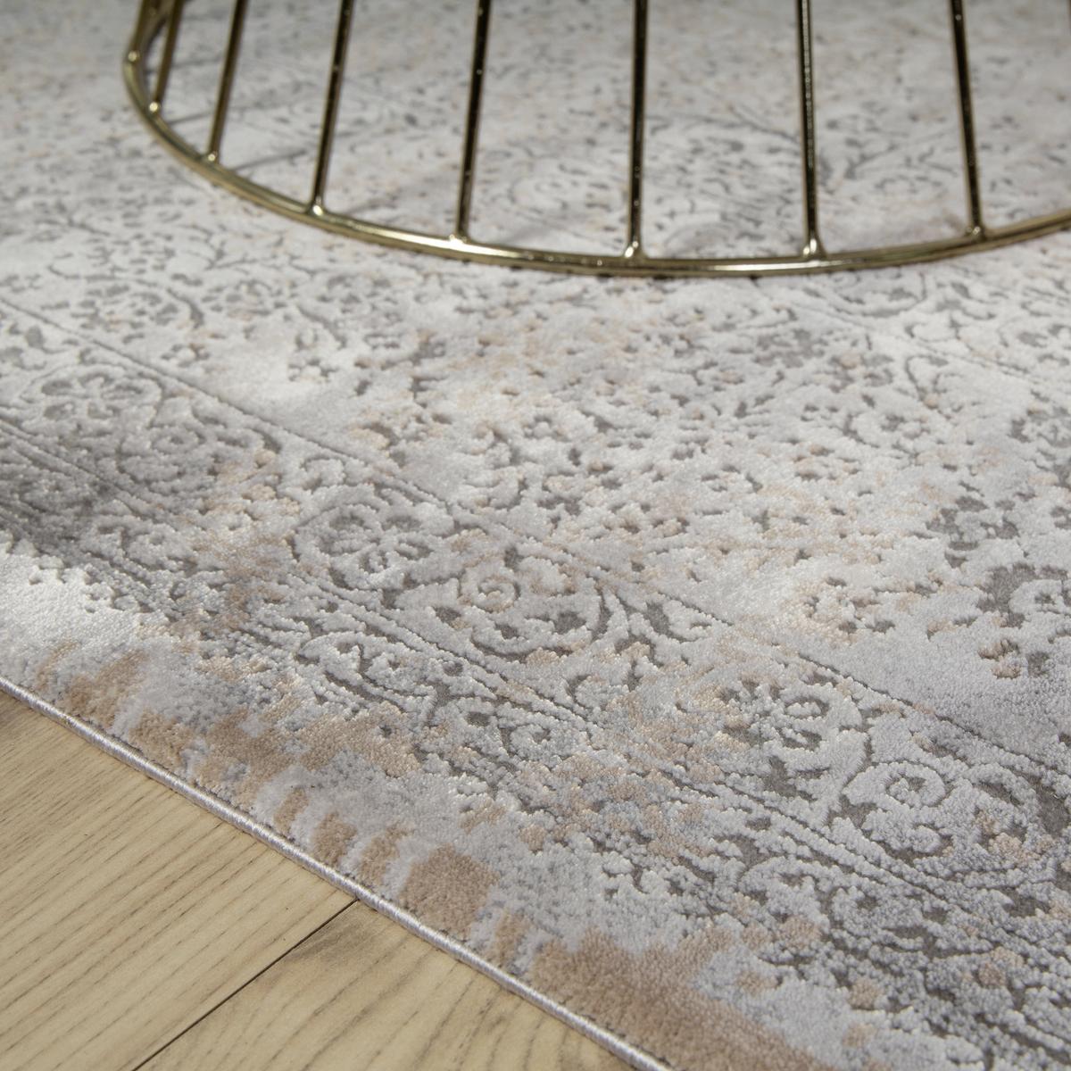 Webteppich Taupe My Jewel Of Obsession 120x170 cm - Taupe, KONVENTIONELL, Textil (120/170cm) - Obsession