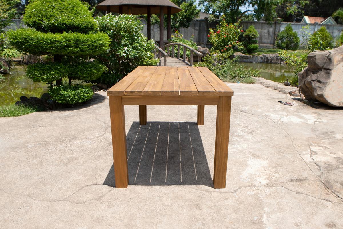 Gartentisch Old Java Akazienholz L: 180 cm - Akaziefarben, Basics, Holz (180/90/78cm) - Acamp