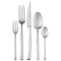 Besteckset 30-Teilig Avelino für 6 Personen - Edelstahlfarben, Trend, Metall - Echtwerk