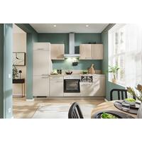 Küchenblock Pn80/Pn100 - Kaschmir/Eichefarben, Trend, Holzwerkstoff (260cm) - Pino